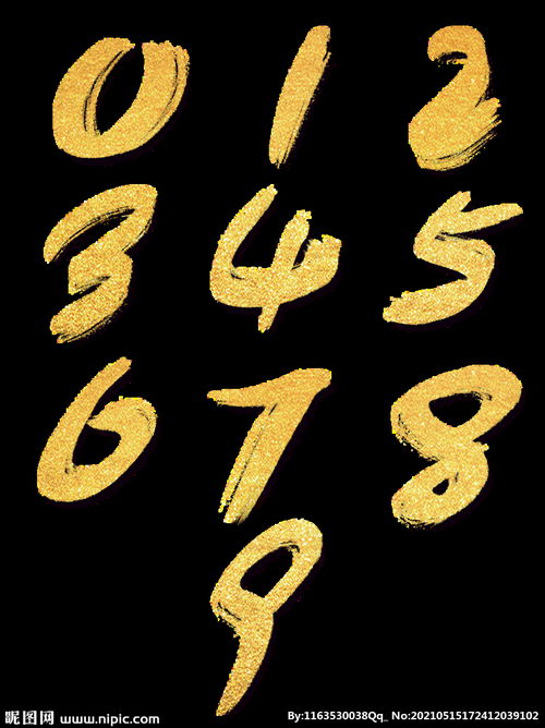 金粉數(shù)字 賦予數(shù)字廣告代理獨特可商用視覺魅力